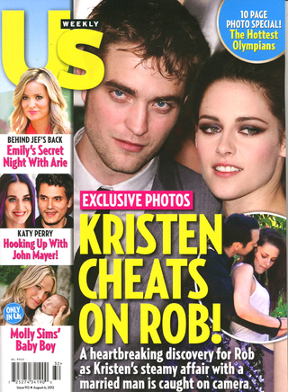 Illustration for article titled This Week In Tabloids: Here Are Stalkerazzi Photos of Kristen Stewart Kissing a Married Man